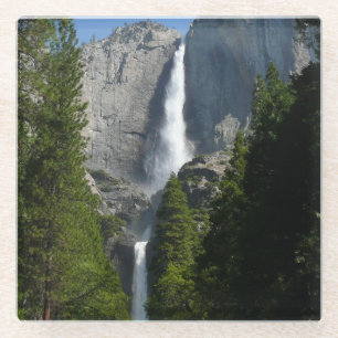 Posavasos De Vidrio Cascada Yosemite II del Parque Nacional Yosemite