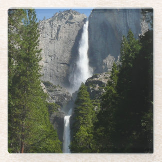 Posavasos De Vidrio Cascada Yosemite II del Parque Nacional Yosemite