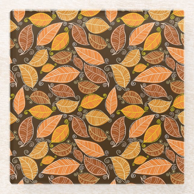 Posavasos De Vidrio Castillo de cuento de hadas, paisaje de aceite mod (Anverso)