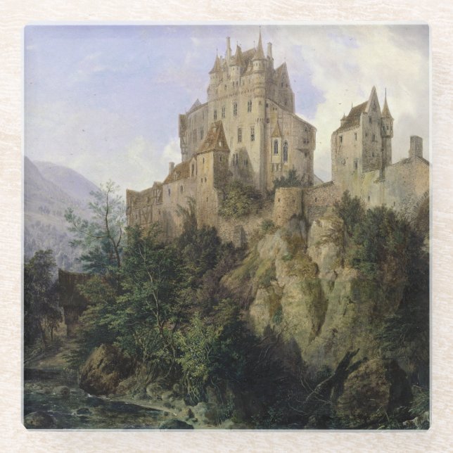 Posavasos De Vidrio Castillo de Eltz (Anverso)