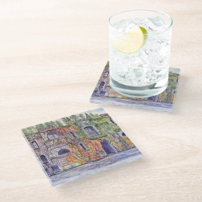Posavasos De Vidrio Castillo Montelena (Angular)