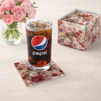 Posavasos De Vidrio Castle Invitation Glass Coaster, Romantic Wedding 