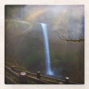 Posavasos De Vidrio Cataratas de plata sur, Oregón