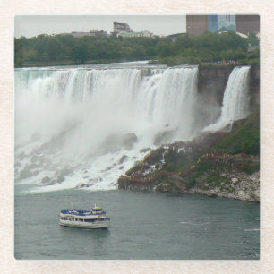 Posavasos De Vidrio Cataratas del Niágara en el lado canadiense