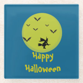 Posavasos De Vidrio Catastro de Halloween