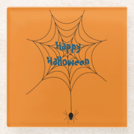 Posavasos De Vidrio Catastro de Halloween