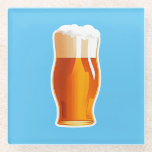Posavasos De Vidrio Cerveza