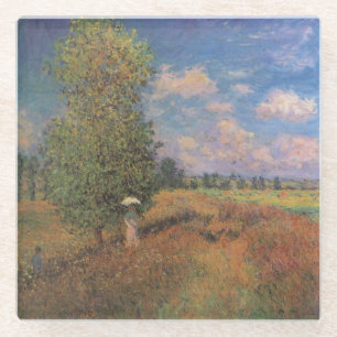 Posavasos De Vidrio Champ de Coquelicots - Claude Monet - c1875