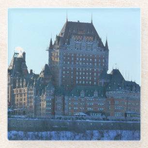 Posavasos De Vidrio Chateau Frontenac, Quebec, Canadá