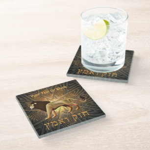 Posavasos De Vidrio Chazak Ve'ematz