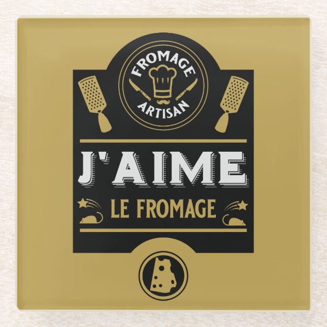 Posavasos De Vidrio Cheese Maker (Anverso)