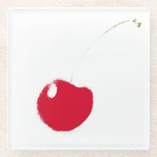 Posavasos De Vidrio Cherry Pop