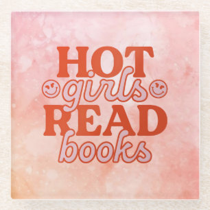 Posavasos De Vidrio Chicas Calientes Leen Libros