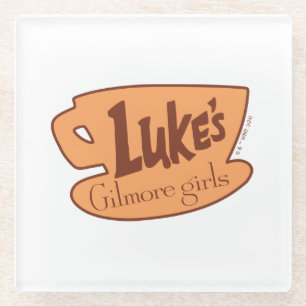 Posavasos De Vidrio Chicas Gilmore   Logo de Luke's Diner