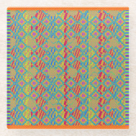 Posavasos De Vidrio Christmas Colours 