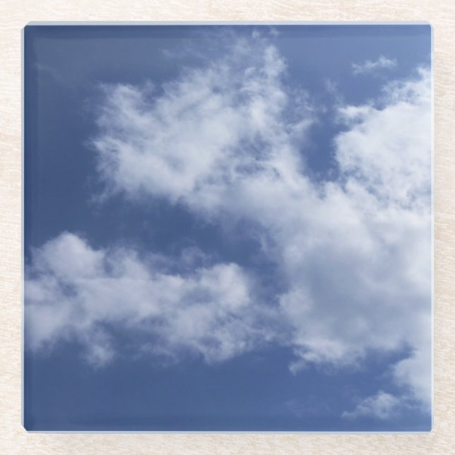 Posavasos De Vidrio Cielo (Anverso)