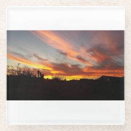 Posavasos De Vidrio Cielo del desierto