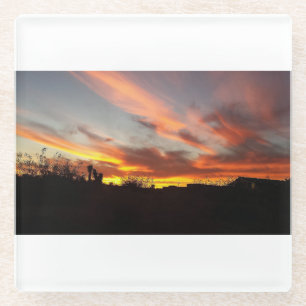 Posavasos De Vidrio Cielo del desierto