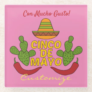Posavasos De Vidrio Cinco de Mayo Thunder_Cove