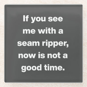 Posavasos De Vidrio Cita sobre problemas divertidos