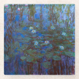 Posavasos De Vidrio Claude Monet - Blue Water Lilies