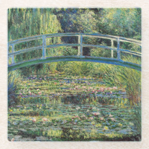 Posavasos De Vidrio Claude Monet - Estanque de nenúfares y puente japo