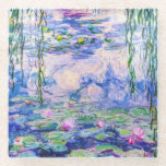 Posavasos De Vidrio Claude Monet - Lilies de agua / Nympheas 1919<br><div class="desc">Lilies de agua / Nympheas (W.1852) - Claude Monet,  Petróleo en lienzo,  1916-1919</div>