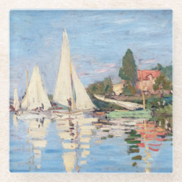 Posavasos De Vidrio Claude Monet - Regattas en Argenteuil