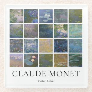 Posavasos De Vidrio Claude Monet Water Lilies