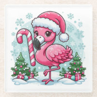 Clipart de sublimación de flamenco de Navidad