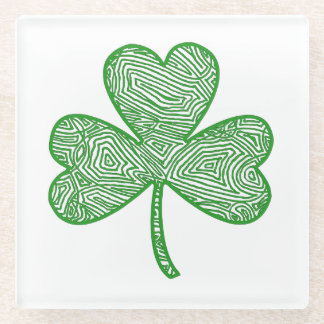 Posavasos De Vidrio Clover