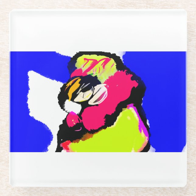 Posavasos De Vidrio Clownfish summer  (Anverso)