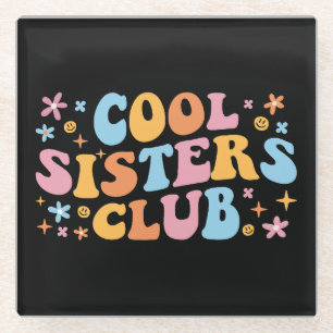 Posavasos De Vidrio Club de Hermanas Geniales III