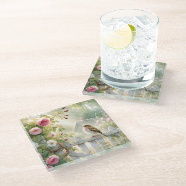 Posavasos De Vidrio Coaster (Angular)