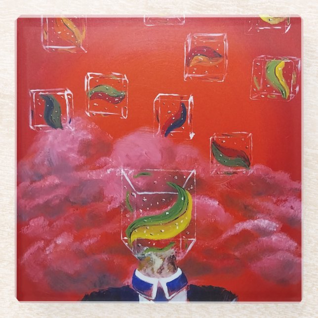 Posavasos De Vidrio Coaster (Anverso)