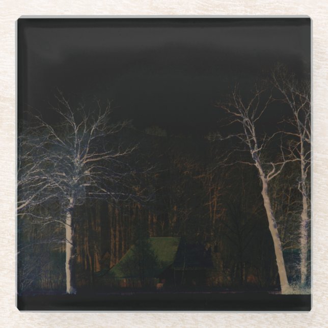 Posavasos De Vidrio Coastercnm Dark Side 4 (Anverso)