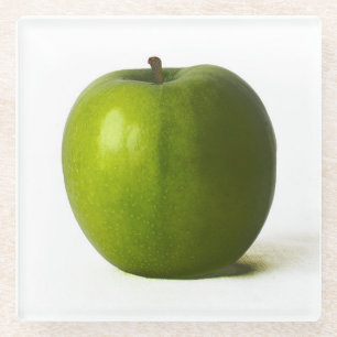 Posavasos De Vidrio Coasterisco verde de Apple