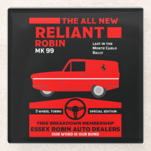 Posavasos De Vidrio Coche Robin de Reliant