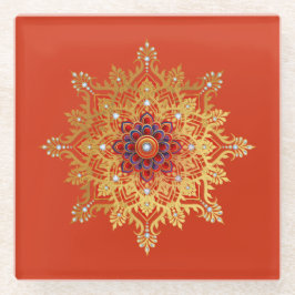 Posavasos De Vidrio Cocina dorada