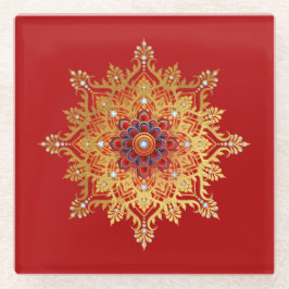 Posavasos De Vidrio Cocina dorada