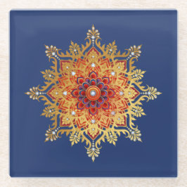 Posavasos De Vidrio Cocina dorada