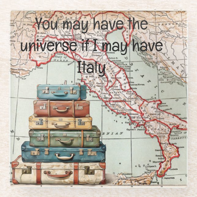 Posavasos De Vidrio Cocina italiana (Anverso)