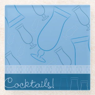 Posavasos De Vidrio ¡Cócteles!