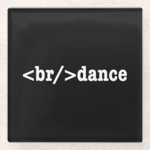 Posavasos De Vidrio código HTML de interrupción