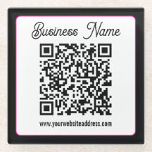 Código QR con letra cursiva de guión