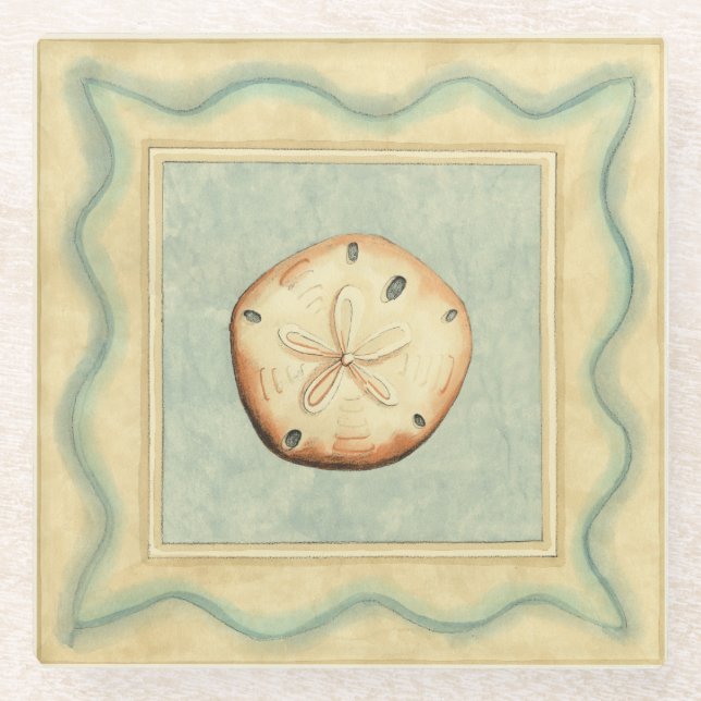 Posavasos De Vidrio Colector de Shell (Anverso)