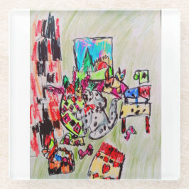 Posavasos De Vidrio Colocar en casa