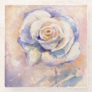 Posavasos De Vidrio Color de rosa