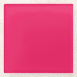 Posavasos De Vidrio Color Rosa