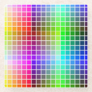 Posavasos De Vidrio Colores HTML de seguridad web
